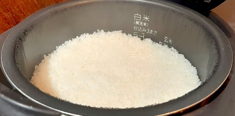 「熊本ふるさと無洗米」炊きあがり